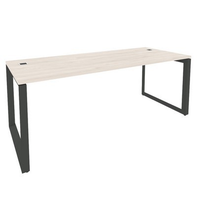 Onix Direct O.MO-SRR-6.8 (Денвер светлый/Антрацит) Стол рабочий руководителя на О-образном м/к