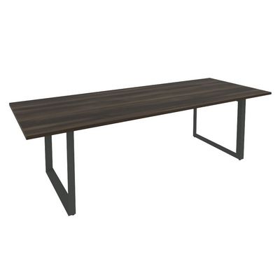 Onix Direct O.MO-PRG-25 (Дуб Мали/Антрацит) Стол переговорный на О-образном м/к