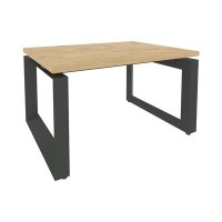Onix Direct O.MO-SJ-1 (Тиквуд светлый/Антрацит) Стол журнальный на О-образном м/к