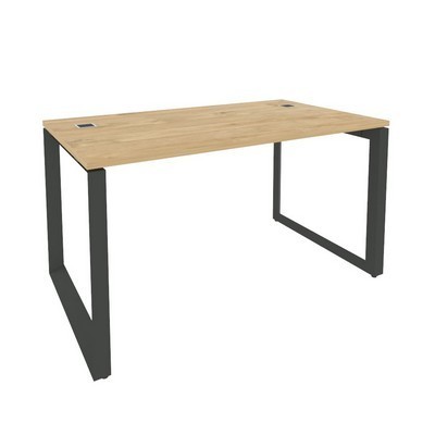 Onix Direct O.MO-SRR-3.8 (Тиквуд светлый/Антрацит) Стол рабочий руководителя на О-образном м/к