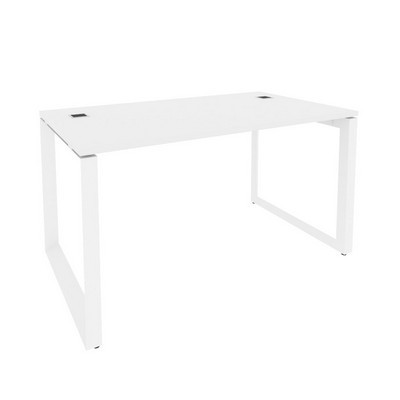 Onix Direct O.MO-SRR-3.8 (Белый бриллиант/Белый) Стол рабочий руководителя на О-образном м/к