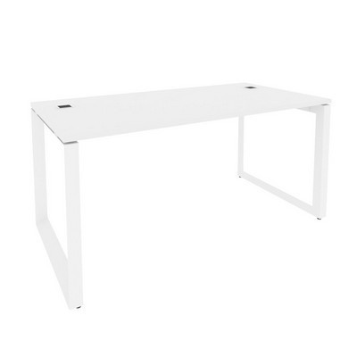 Onix Direct O.MO-SRR-4.8 (Белый бриллиант/Белый) Стол рабочий руководителя на О-образном м/к