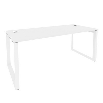Onix Direct O.MO-SRR-5.8 (Белый бриллиант/Белый) Стол рабочий руководителя на О-образном м/к