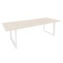 Onix Direct O.MO-PRG-25 (Денвер светлый/Белый) Стол переговорный на О-образном м/к