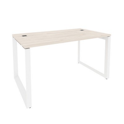Onix Direct O.MO-SRR-3.8 (Денвер светлый/Белый) Стол рабочий руководителя на О-образном м/к