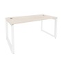 Onix Direct O.MO-SRR-4.8 (Денвер светлый/Белый) Стол рабочий руководителя на О-образном м/к