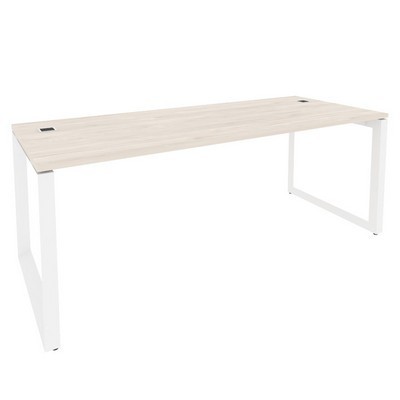 Onix Direct O.MO-SRR-6.8 (Денвер светлый/Белый) Стол рабочий руководителя на О-образном м/к