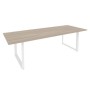 Onix Direct O.MO-PRG-25 (Дуб аттик/Белый) Стол переговорный на О-образном м/к