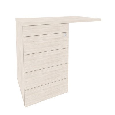 Onix Direct O.TPU-4 TIP (Денвер светлый) Тумба приставная (TIP-ON) (универсальная л/пр)