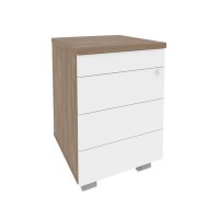 Onix Direct O.TM-3 TIP (Дуб аризона/Белый) Тумба мобильная (TIP-ON)