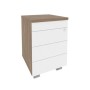 Onix Direct O.TM-3 TIP (Дуб аризона/Белый) Тумба мобильная (TIP-ON)