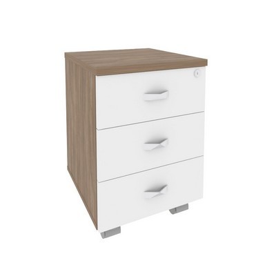 Оникс Директ O.TM-3 (Дуб аризона/Белый) Тумба мобильная