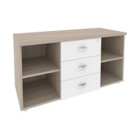 Onix Direct O.TS-11 (Дуб аттик/Белый) Тумба сервисная с ящиками
