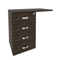 Onix Direct O.TPU-4 (Дуб Мали) Тумба приставная (универсальная л/пр)