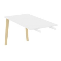 Onix Wood Direct OW.BR-13 (Белый бриллиант/Дуб светлый) Брифинг-приставка, опоры - массив дерева