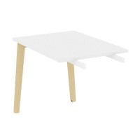 Onix Wood Direct OW.BR-9 (Белый бриллиант/Дуб светлый) Брифинг-приставка, опоры - массив дерева