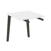 Onix Wood Direct OW.BR-7 (Белый бриллиант/Дуб темный) Брифинг-приставка, опоры - массив дерева