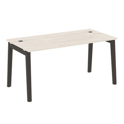 Onix Wood Direct OW.SRR-4.8 (Денвер светлый/Дуб темный) Стол рабочий руководителя, опоры - массив дерева