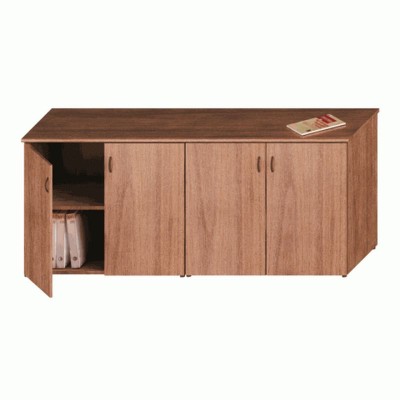 Престиж Исп.08 (Темный орех) Шкаф комбинированный низкий (закрытый + закрытый)