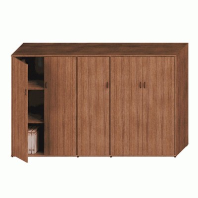 Престиж Исп.25 (Темный орех) Шкаф комбинированный средний (закрытый + закрытый узкий + закрытый)