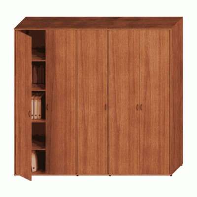 Престиж Исп.40 (Темный орех) Шкаф комбинированный высокий (закрытый + закрытый узкий + закрытый)