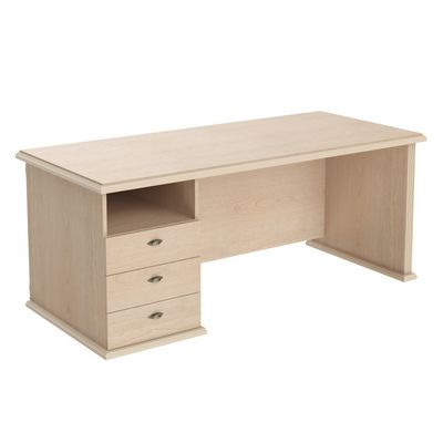 Raut RDT 188 L (Бук тиара) Стол руководителя однотумбовый