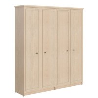 Raut RHC 180.1 (Бук тиара) Шкаф высокий 2-х секционный с глухими дверьми