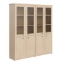 Raut RHC 180.2 (Бук тиара) Шкаф высокий 2-х секционный комбинированный