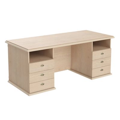 Raut RSDT 188 (Бук тиара) Стол руководителя двухтумбовый