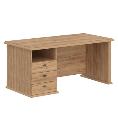 Raut RDT 168 L (Дуб бофорд) Стол руководителя однотумбовый