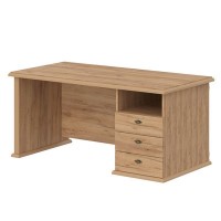 Raut RDT 168 R (Дуб бофорд) Стол руководителя однотумбовый
