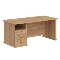 Raut RDT 188 L (Дуб бофорд) Стол руководителя однотумбовый