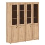 Raut RHC 180.2 (Дуб бофорд) Шкаф высокий 2-х секционный комбинированный