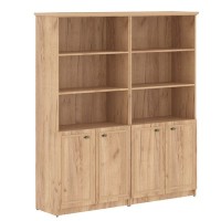 Raut RHC 180.5 (Дуб бофорд) Шкаф высокий 2-х секционный с малыми дверьми