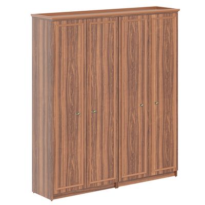 Raut RHC 180.1 (Орех даллас) Шкаф высокий 2-х секционный с глухими дверьми