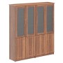 Raut RHC 180.2 (Орех даллас) Шкаф высокий 2-х секционный комбинированный