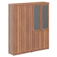 Raut RHC 180.6 (Орех даллас) Шкаф с гардеробом и комбинированным стеллажом