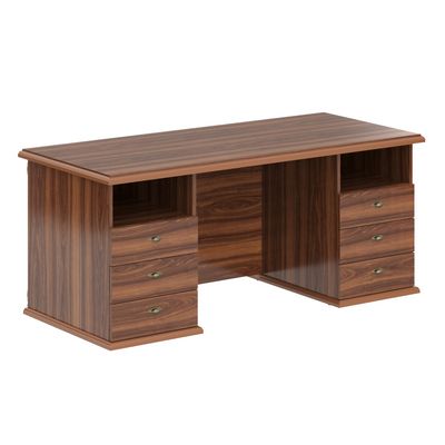 Raut RSDT 188 (Орех даллас) Стол руководителя двухтумбовый
