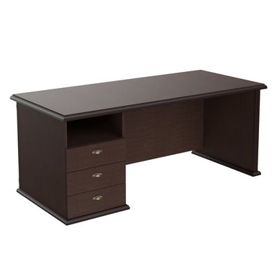 Raut RDT 188 L (Венге) Стол руководителя однотумбовый