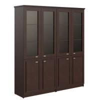 Raut RHC 180.2 (Венге) Шкаф высокий 2-х секционный комбинированный