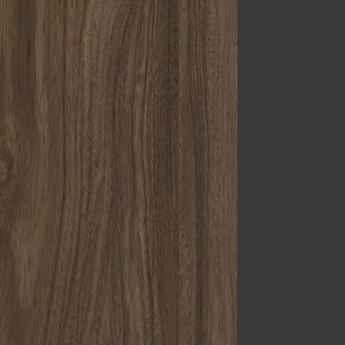 RY1809 WNAN (Орех/Антрацит) Стол руководителя с аутлетом