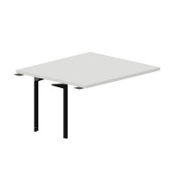 Ray Executive RYMTP1412 BLNR (Белый/Черный) Приставной элемент стола для совещаний