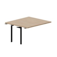 Ray Executive RYMTP1412 OWNR (Светлый дуб/Черный) Приставной элемент стола для совещаний