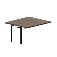 Ray Executive RYMTP1412 WNNR (Орех/Черный) Приставной элемент стола для совещаний