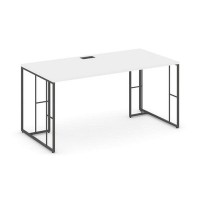 Rift Direct RF.SR-025 (Белый брилиант/Антрацит) Стол руководителя