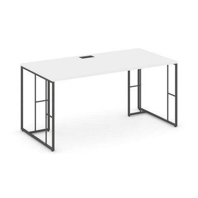 Rift Direct RF.SR-025 (Белый брилиант/Антрацит) Стол руководителя