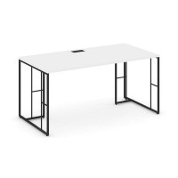 Rift Direct RF.SR-024 (Белый брилиант/Черный) Стол руководителя
