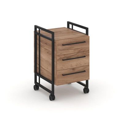 Rift Direct RF.TMR-001 (Дуб табак/Черный) Тумба мобильная