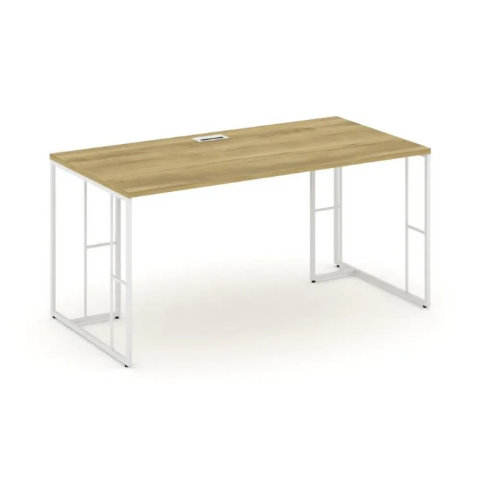 RF.SR-023 (Дуб винченцо/Белый) Стол руководителя