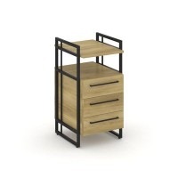 Rift Direct RF.TPRR-001 (Дуб винченцо/Черный) Тумба приставная